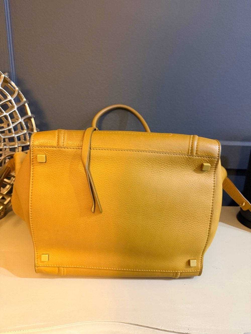 CELINE Phantom Luggage Tote – Mustard | Phoebe Philo Era - Picture 6 of 13